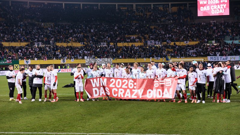 WM wir kommen! Die besten Bilder aus dem Happel-Stadion