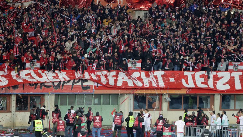 WM wir kommen! Die besten Bilder aus dem Happel-Stadion
