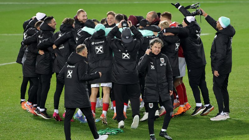 WM wir kommen! Die besten Bilder aus dem Happel-Stadion