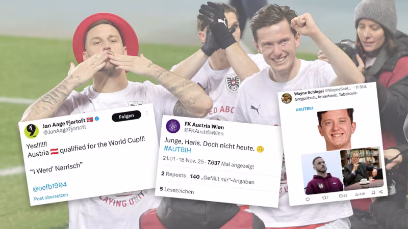 "Haris, doch nicht heute": Die Top-Netzreaktionen zu ÖFB-Bosnien