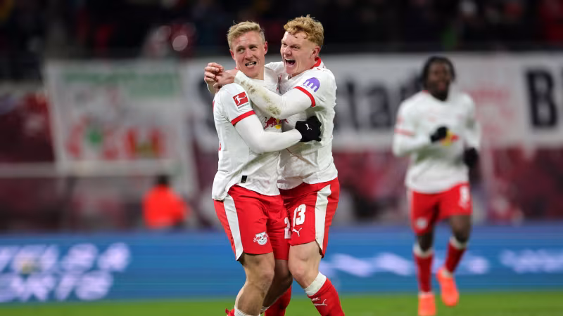 Xaver Schlager trifft bei Leipzig-Sieg