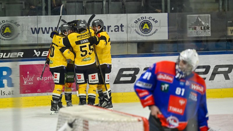 Kantersieg gegen Innsbruck! Pustertal wieder ICE-Tabellenführer