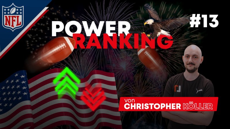 NFL: Das Power Ranking vor Week 13