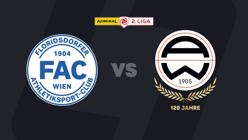2. Liga heute LIVE: FAC - Admira Wacker