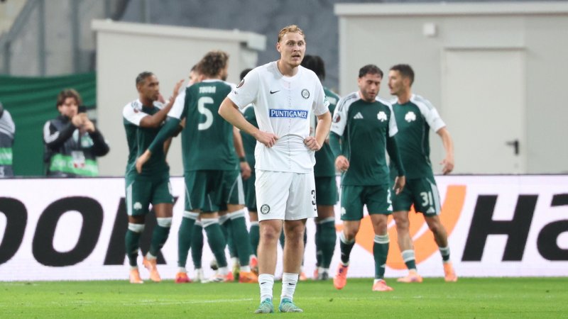 5. Spiel ohne Sieg! Sturm verliert auch gegen Panathinaikos