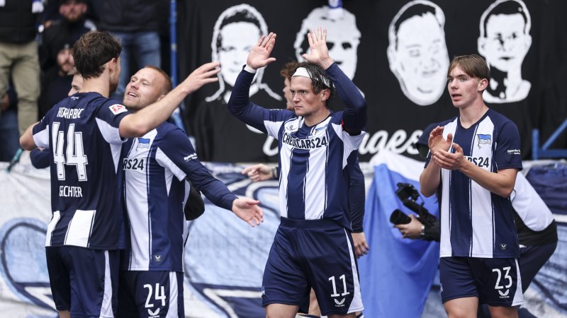 Hertha feiert in Kiel fünften Sieg in Folge