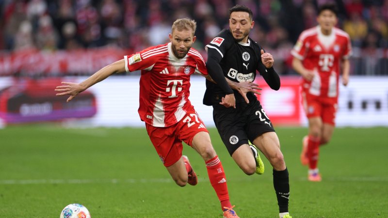 Last-Minute-Treffer rettet die Bayern gegen St. Pauli