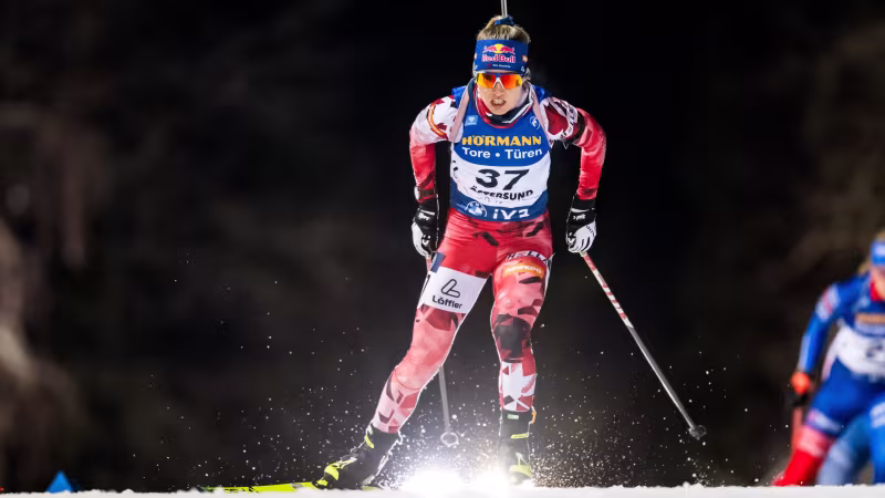 ÖSV-Biathletinnen laufen in Östersund nur hinterher