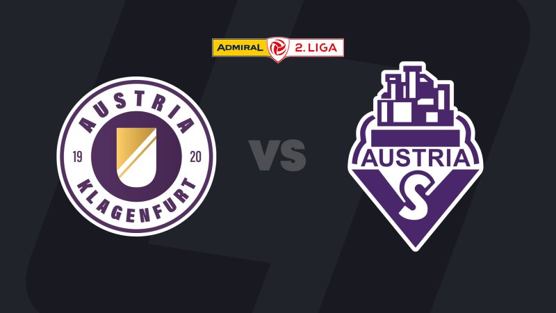 2. Liga LIVE: Austria Klagenfurt - Austria Salzburg