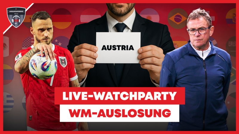 Watchparty! Verfolge die WM-Auslosung mit der Ansakonferenz