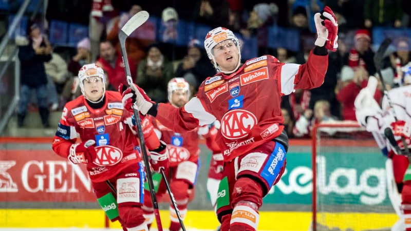 Wichtiger Erfolg! KAC springt in Salzburg an die Tabellenspitze
