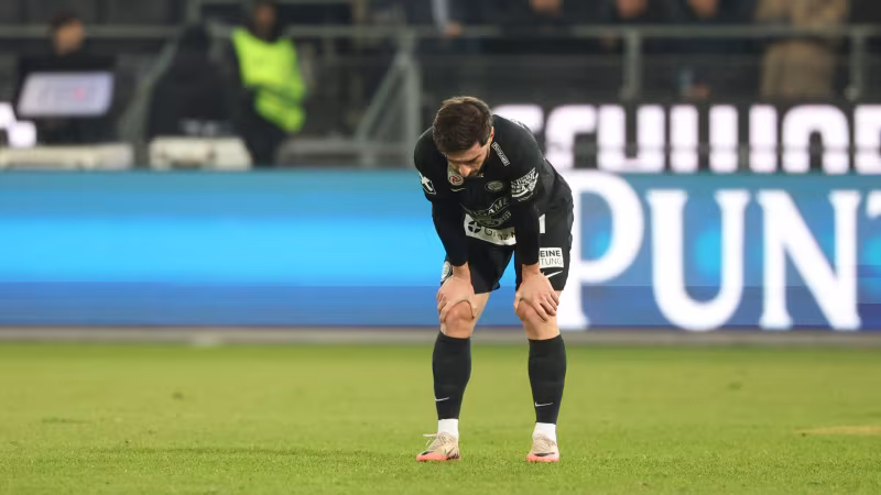 Sturm Graz am Boden: "Mir fehlen die Worte"