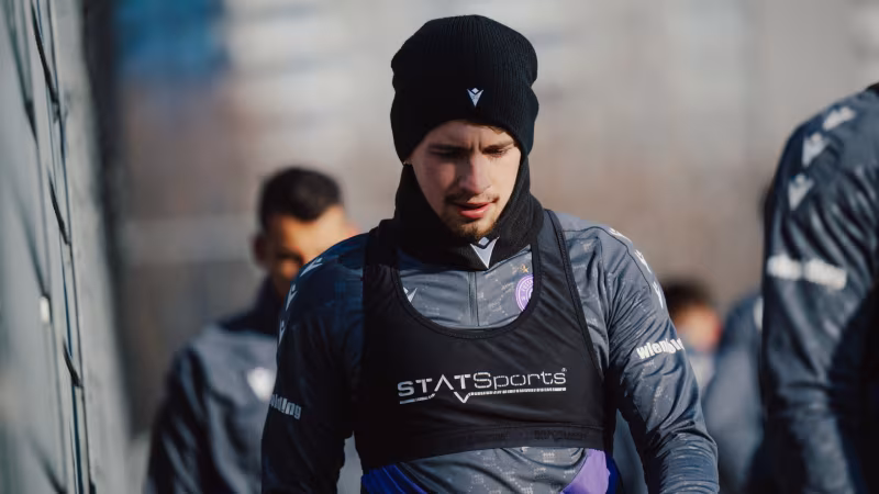 Zu Besuch: Fitz lässt sich beim Austria-Training blicken