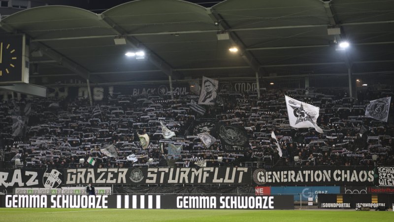 Starke Botschaft: Sturm-Fans zeigen nach Femizid in Graz Haltung