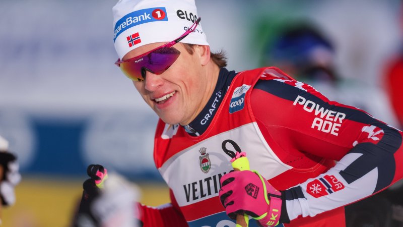 100. Weltcupsieg! Jubiläum für Johannes Klaebo