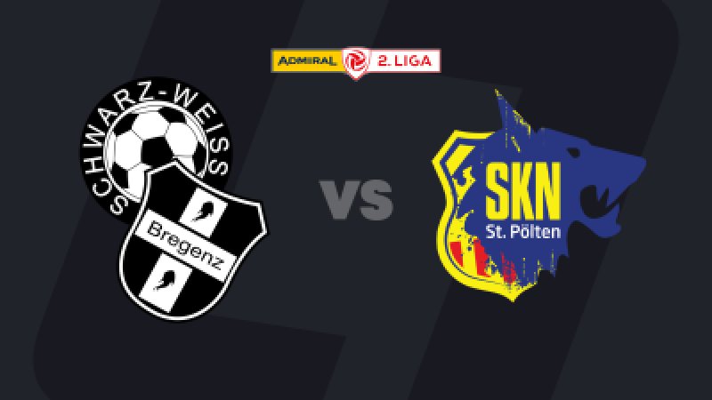 2. Liga heute LIVE: SW Bregenz - SKN St. Pölten
