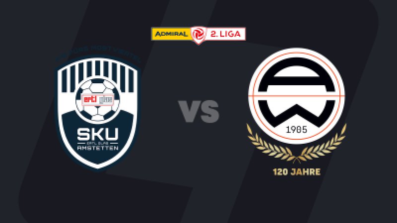 2. Liga heute LIVE: SKU Amstetten - Admira Wacker