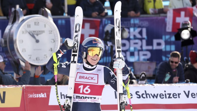 Vonn übertrifft Altersrekord im Skiweltcup