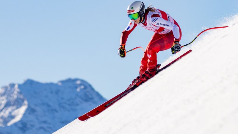 Die Startnummern für die zweite Frauen-Abfahrt in St. Moritz