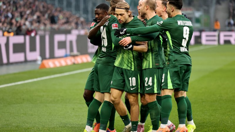 Wimmer-Doppelpack bei Wolfsburg-Sieg in Gladbach