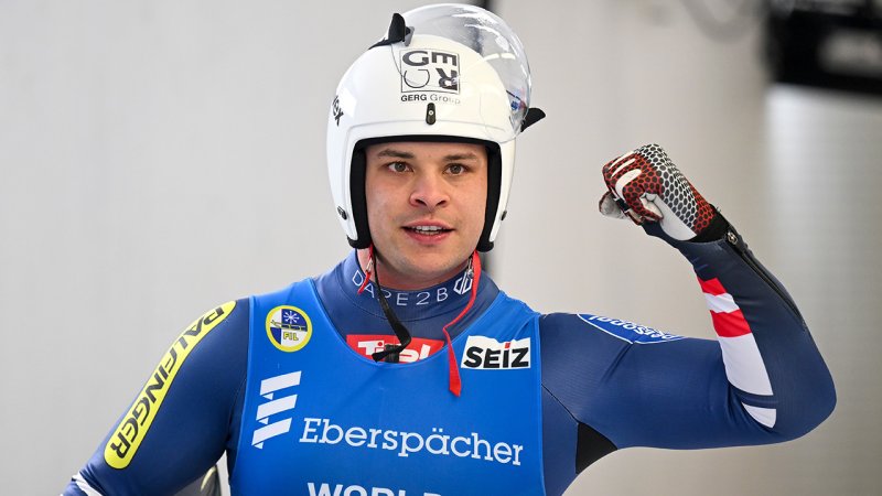 Rodeln: Jonas Müller rast in Park City zum Sieg
