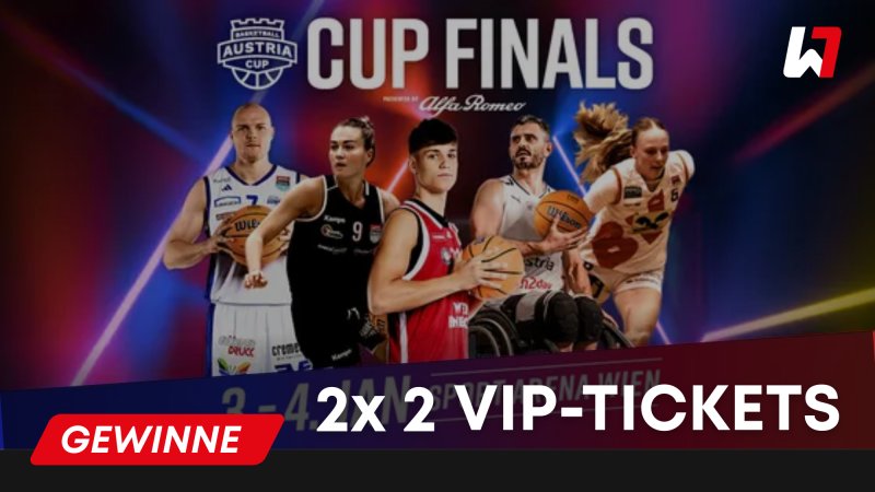 GEWINNSPIEL: VIP-Tickets - Basketball Austria Cup Finals 2026