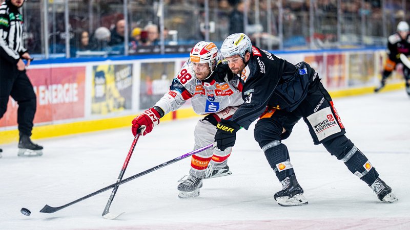 Tabellenführer KAC bringt den Vorsprung in Wien über die Zeit