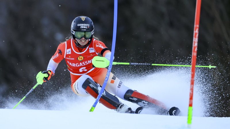 Das Endergebnis des Frauen-Slaloms in Kranjska Gora