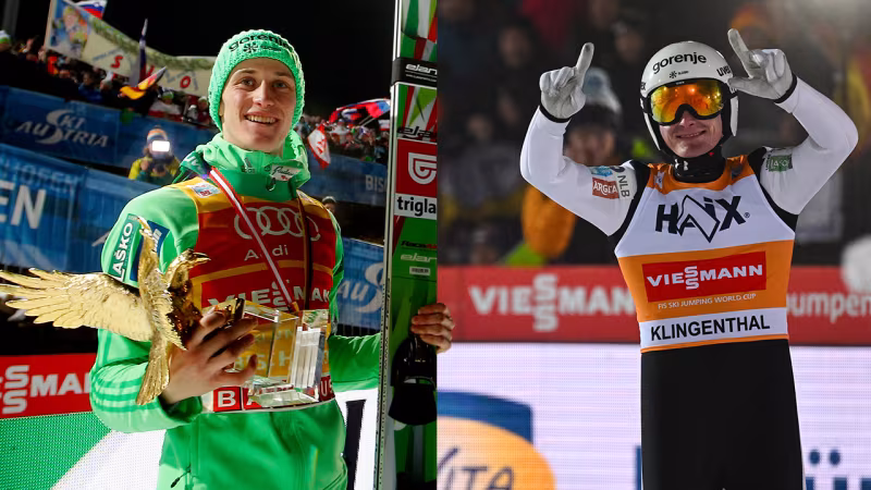 10 Jahre nach dem Bruder: Die Tournee-Sieger von Prevc bis Prevc