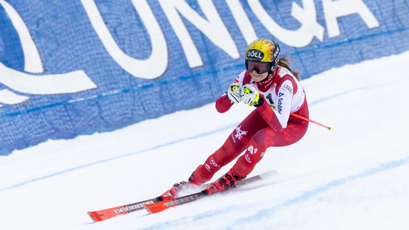 ÖSV-Frauen mischen bei verkürztem Abfahrtstraining vorne mit