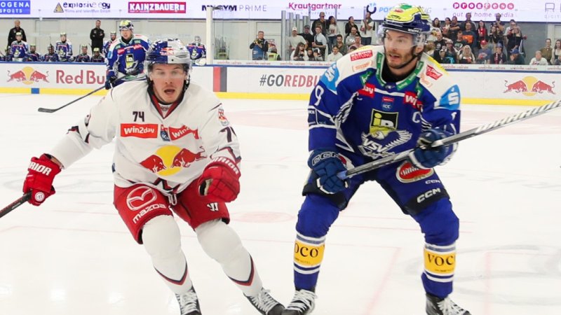 ICE Hockey League heute: Konferenz mit VSV - Red Bull Salzburg