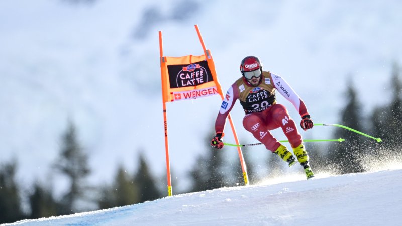 ÖSV-Läufer kratzt im ersten Wengen-Training an den Top-Drei