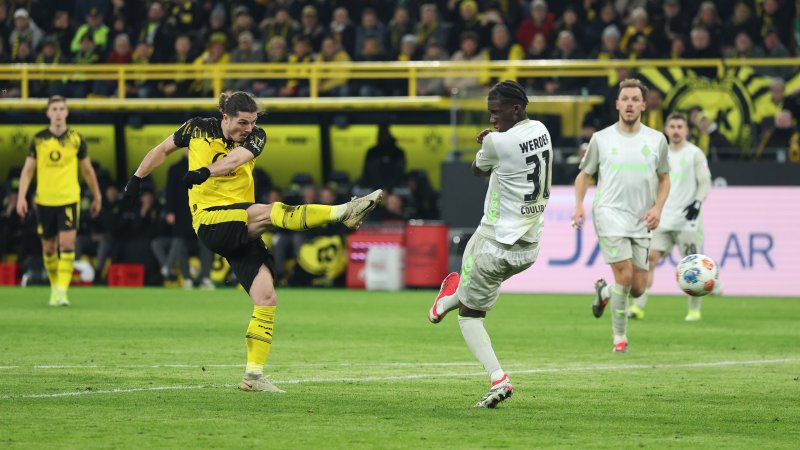 Sabitzer trifft bei klarem Dortmunder Sieg gegen Bremen
