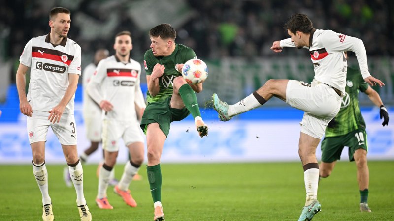 Wolfsburg holt späten Heimsieg gegen St. Pauli