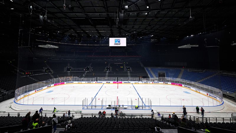 Mailands Eishockey-Arena im Rückstand: Wettlauf gegen die Zeit