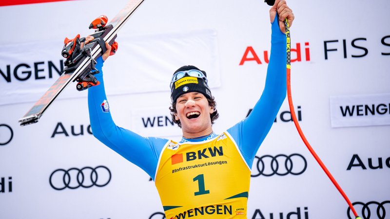 Franzoni und Wengen: Erst Hubschrauber, heute Premierensieg