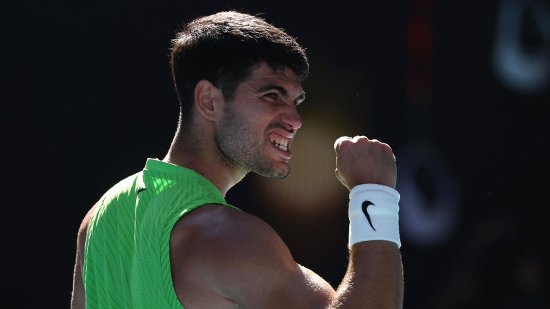 Australian Open: Carlos Alcaraz löst Ticket für das Achtelfinale