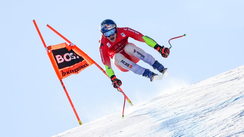 Schweizer Doppelsieg in Kitzbühel - Babinsky am Stockerl