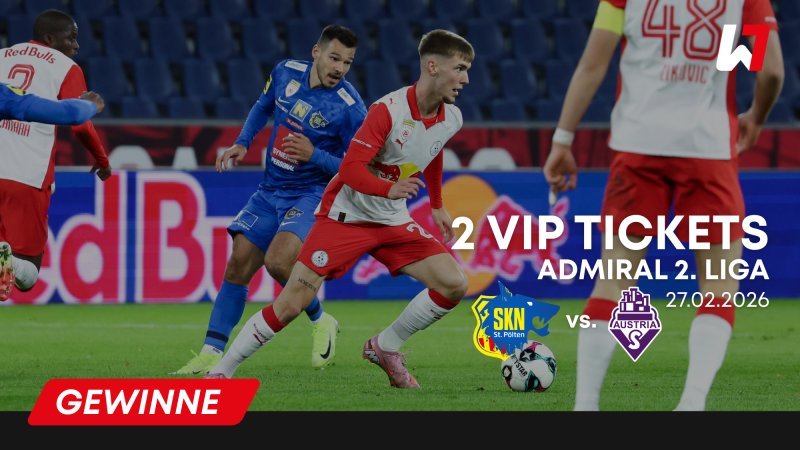 GEWINNSPIEL: 2 VIP-Tickets SKN St. Pölten vs. Austria Salzburg
