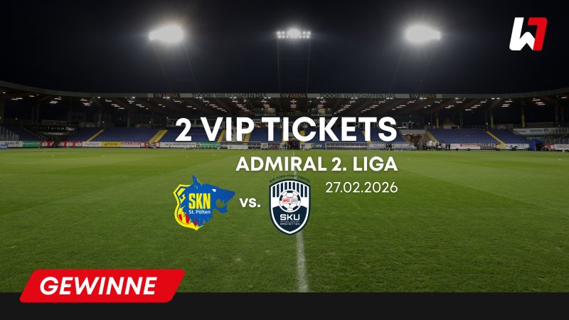 GEWINNSPIEL: VIP-Tickets für SKN St. Pölten vs. SKU Amstetten