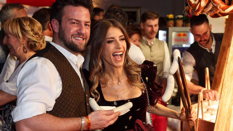 Die Bilder der Weißwurst-Party 2026