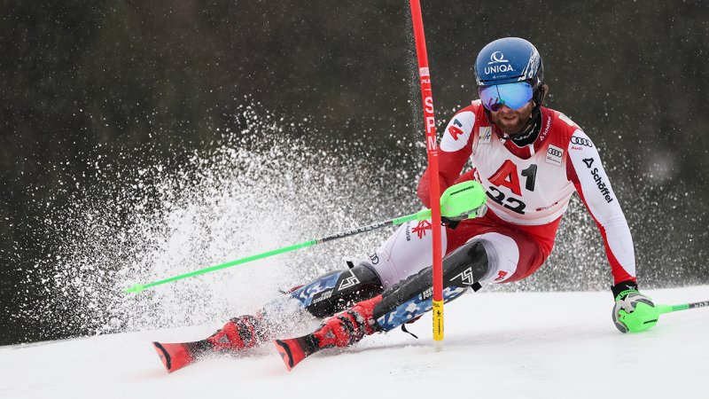 Startnummern für den Slalom in Kitzbühel