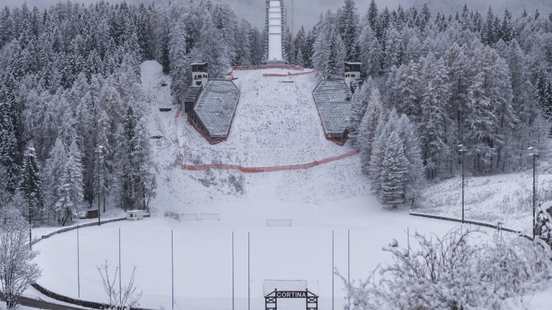 15 Zentimeter: Cortina meldet ersten Schneefall seit zwei Monaten