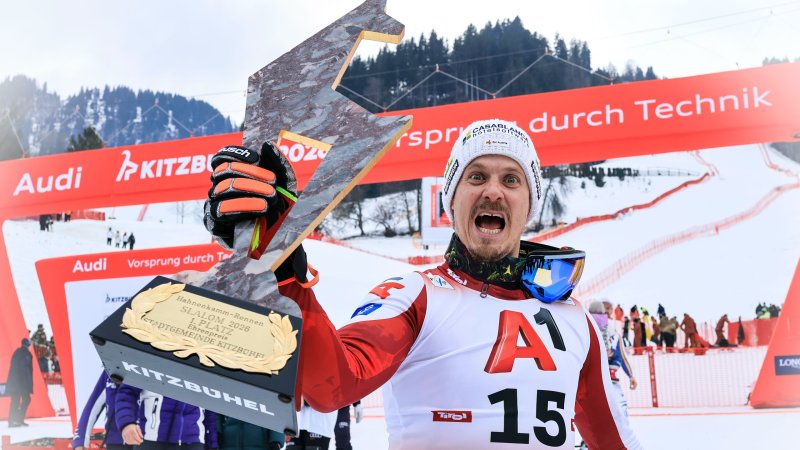 Kitz-Sieger Feller: "Es war fast ein bisschen Schweinelähmung"