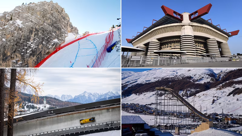 Diese Sportstätten herbergen die Olympischen Spiele 2026