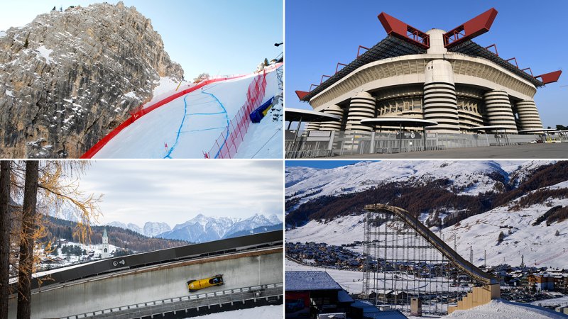 Diese Sportstätten herbergen die Olympischen Spiele 2026