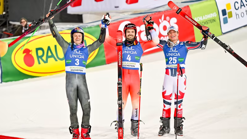 Spektakulär! Das Siegertrio beim Nightrace-RTL