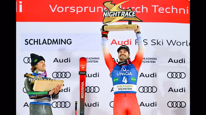 Spektakulär! Das Siegertrio beim Nightrace-RTL