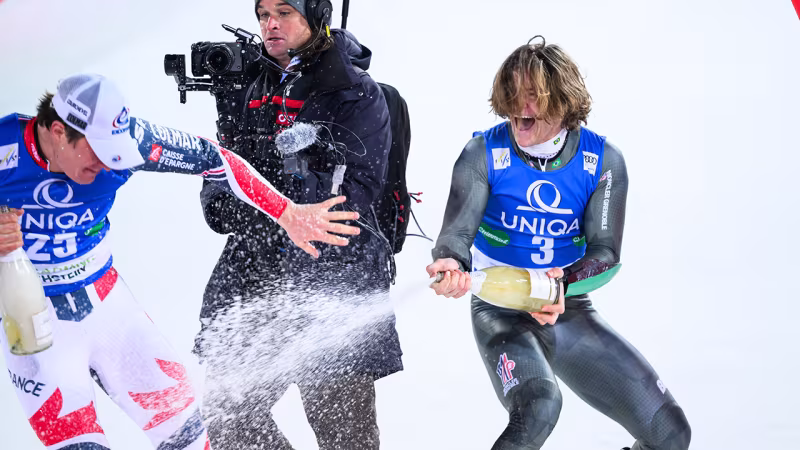 Spektakulär! Das Siegertrio beim Nightrace-RTL