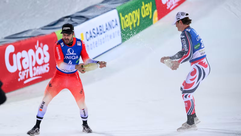 Spektakulär! Das Siegertrio beim Nightrace-RTL